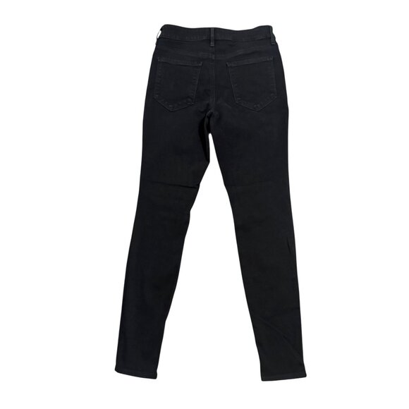 Athleta Flex Ultra Skinny Jeans Black Size 6 Soft Stretch Skulptek Denim Pockets - Picture 11 of 15